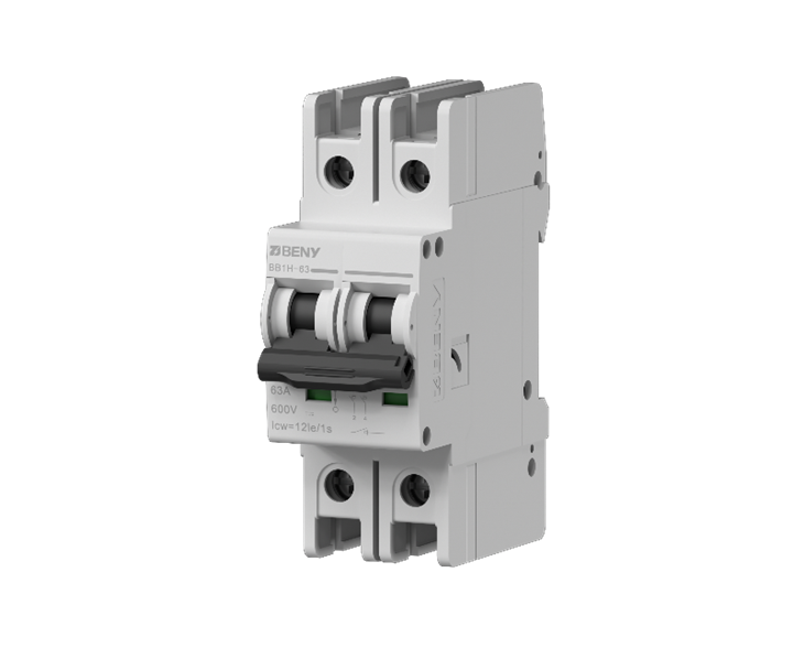 DC Isolator 600V DC 63A 2Pole Solar Isolator Switch CE/ CB Certified BB1H-63 high quality
